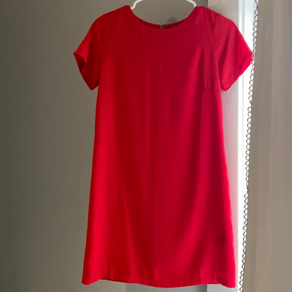 red dress